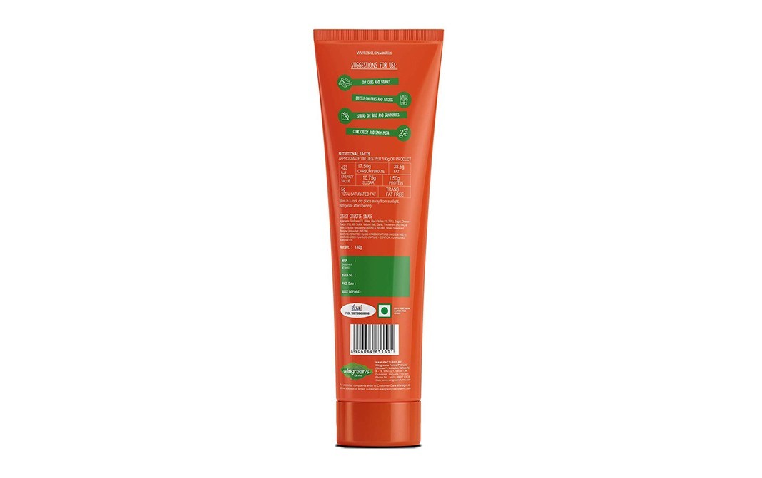 Wingreens Farms Cheesy Chipotle Sauce    Pack  130 grams